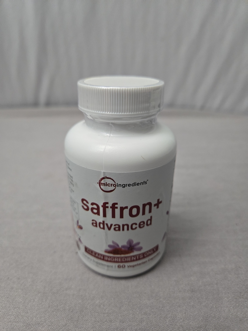 microingredients Saffron+ Mood Support 60 Veg Capsules Gluten-Free Exp 02/2028